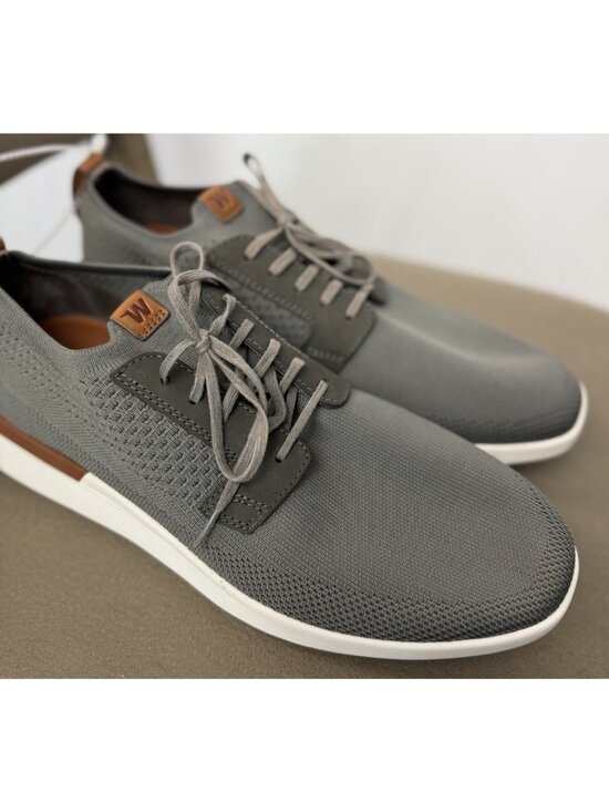 Wolf & Shepherd Swift NWOB $175 Men\'s Knit Derby Trainers Shoes Size 12 Gray main image 7